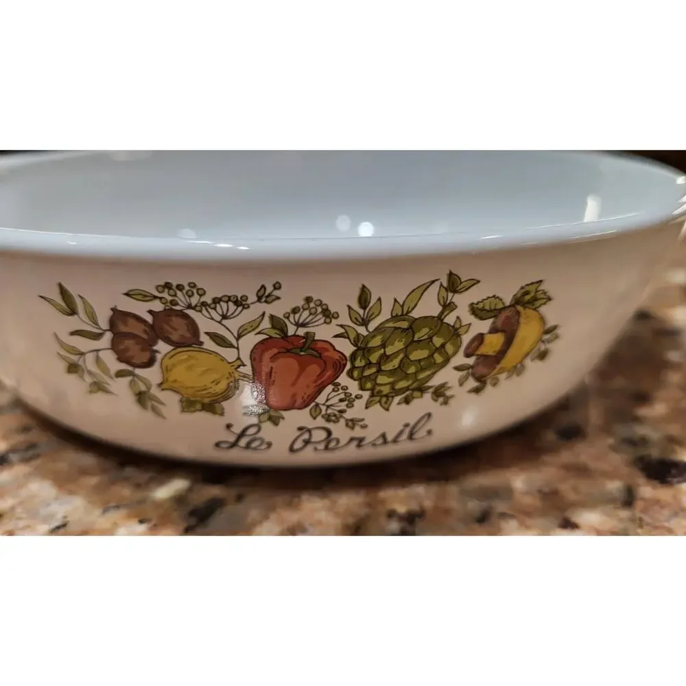 Corning Ware Spice of Life Menuettes (Set of 2) P-81-B, P-83-B No Lids